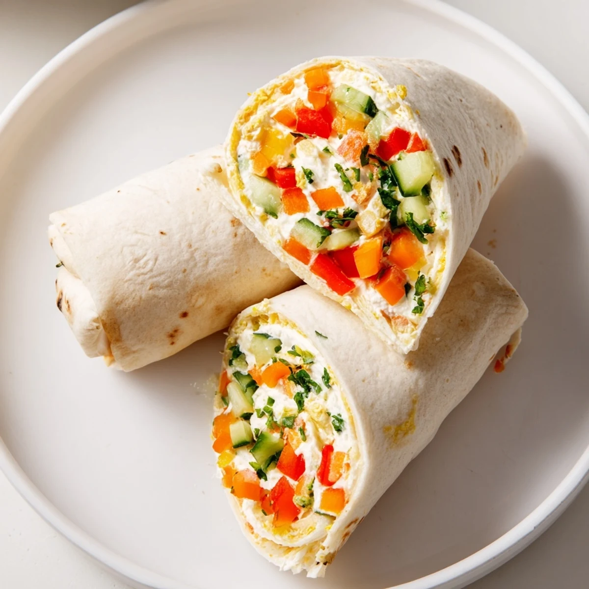 Chilled Vegetable Tortilla Roll Ups with creamy herb filling, served with dipping sauce