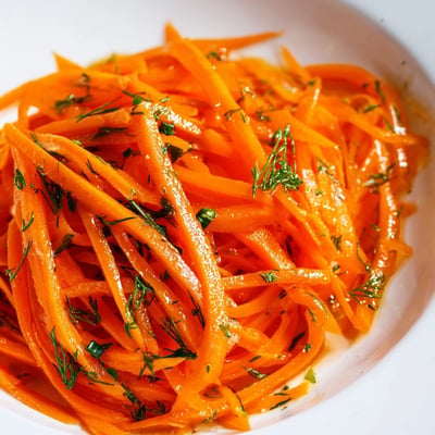 Marinated Lemon Dill Carrot Salad