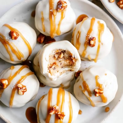 Salted Caramel Pretzel Cheesecake Balls