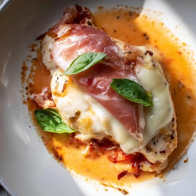 Chicken Valdostana with Prosciutto Fontina